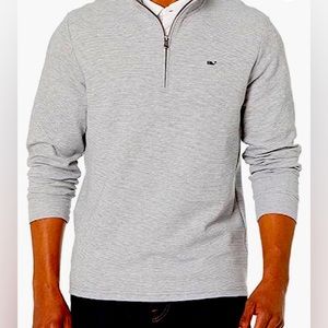 Vineyard Vines | Grey Quarter-Zip Sweater | Worn Once